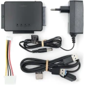 Nedis HDADIS110BK Set adapter USB3.2 za 2.5-3.5 HDD, IDE + SATA Adapter