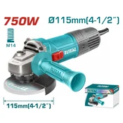 Total Ugaona brusilica TG10711556, 750W, 115mm