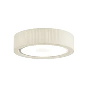 Stropna svetilka Bover Urban, srebrna/kremasta barva, O 60 cm - Dnevna soba/jedilnica - Dizajn - srebrna, kremna - Tkanine/tekstil