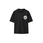 AllSaints Majica PETALS  rumena / svetlo siva / črna / off-bela