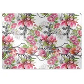 Decormat Podloga za zaščito tal Akvareni cvetovi 140x100 cm 2 cm