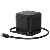 BASEUS MagPro 2u1 bežicni punjac, 25W, crni (P10264100121-00)