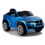 Licenčni avto na akumulator BMW X6 - modri/lakirani
