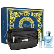 Versace Versace pour Homme Darčeková sada, toaletná voda 100ml + toaletná voda 10ml + deostick 75ml Darilni set 2020 toaletná voda 100ml + toaletná voda 10ml + kozmetická taška