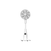Stojni ventilator z meglenim učinkom 50W/230V 126 cm bela