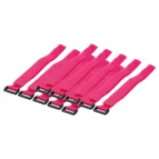 LOGILINK Cicak trakice za vezivanje kablova Velcro 500x20mm 10kom (Roze)