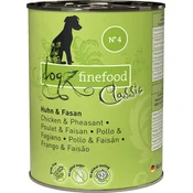 dogz finefood Pasja hrana Classic No. 04 - Piščanec in fazan - 400 g