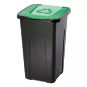 Koš za odpadke REC 50L - zelen pokrov
