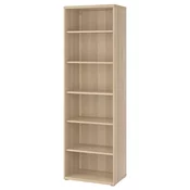 BESTA Spojene police, s 5 polica/belo b. im. hrastovine, 60x40x193 cm