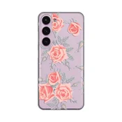 Silikonska maska za Samsung S916B Galaxy S23 Plus Elegant Roses Print Skin providna