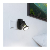 Eglo 300911 - LED svetilka za vtičnico PARRINI 1xGU10/4,5W/230V črna