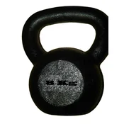 Uteži KETTLEBELL 8 KG KOOLOOK IRON V ČRNI BARVI