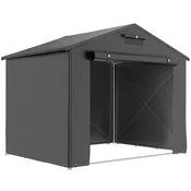 Homestar Garaža za šotor 247x180x202 cm temno siva
