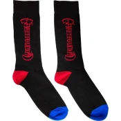 Grateful Dead Nogavice Vertical Mono Logo Black 39-45