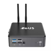 ZEUS Mini PC racunar MPI10-i523 i5-1145G7 4C 4.4 GHz/DDR4/LAN/Dual WiFi/BT/HDMI/DP/USB C/ext ANT crni