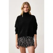 AllSaints pulover ženski z dodatkom merino volne ASHA
