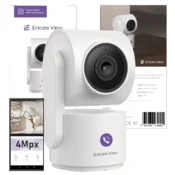 Nova WiFi PTZ 4Mpx FHD 3x zoom pametna domača kamera IR nočni vid USB-C Eagle