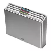 Deska za rezanje FOLIO STEEL 100072 34 x 24 cm, set 4 kosov, plastika, Joseph Joseph