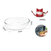 KMT Ovalna staklena tepsija, 30x6x20xm, 2l