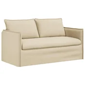 Vidaxl Kavč krema 156 x 82 x 85 cm blago