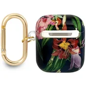Guess Etui Guess Flower Strap Collection za AirPods 1/2 - modro