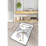 Lessentiel Maison Prostirka za kupatilo 70x120cm Šarena