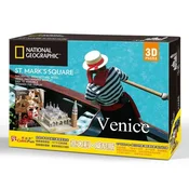 CubicFun 3D sestavljanka National Geographic: Trg svetega Marka 107 kosov