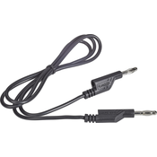Voltcraft VOLTCRAFT merilni kabel [lamelni vtič 4 mm - lamelni vtič 4 mm] 1.00 m črna 1 kos, (20423011)