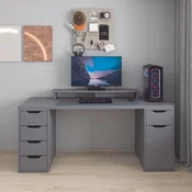 Hanah Home radni sto Alen 180cm 5 Drawer Cabinet, 180 cm, antracit