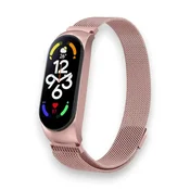 Infostyle Kovinski pašček Metal za Xiaomi Mi Band 7 Roza