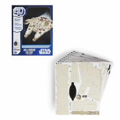 slomart kocke star wars millennium falcon 223 piezas 43 x 31,4 x 22,4 cm siva pisana