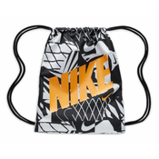Teniski ruksak Nike Kids Drawstring Bag - black/white/vivid orange