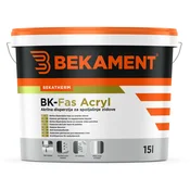 Akrilna fasadna barva MIKS 15L BK – FAS ACRYL Bekament