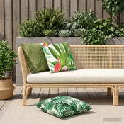 vidaXL Blazina 2 kos HEERLEN Vzorec listja 60 x 60 cm Poliester