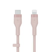*BoostCharge USB-C/LTG silikon 2 m roza