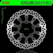 shumee Sprednji zavorni disk Kawasaki ZX6R/6RR/636 280x5mm 2003-2004