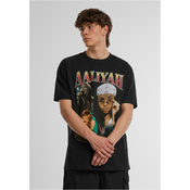 Mens T-shirt Aaliyah Retro Oversize black
