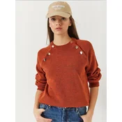 Bianco Lucci Pulover Pullover kostanj rjava