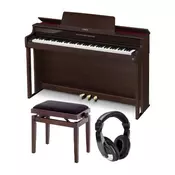 CASIO AP-550BN NEW CELVIANO SET DIGITALNI PIANINO S STOLOM IN SLUŠALKAMI