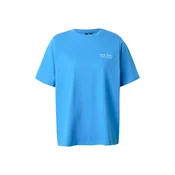 VERO MODA Majica VMYVONNE CATY nebeško modra/bela