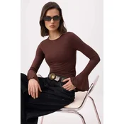 Trendyol Milla Ženska bluza, Braon