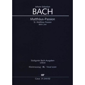 BACH J.S.:MATTHAUS-PASSION VOCAL SCORE