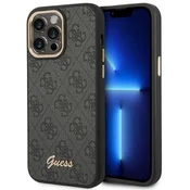 Guess Etui Guess 4G Vintage Gold Logo za iPhone 14 Pro Max - črno