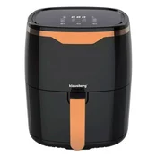 slomart Klausberg Airfryer 4,5l, črno-zlata, 1400W