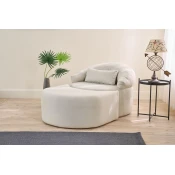 Sklopiva fotelja Atelier del Sofa Pitta, 100x70x80cm, krem