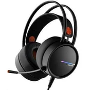 Canyon Gaming slušalke Interceptor GH-8A, LED, PC/PS4/Xbox one, globoki basi, 2m kabel, USB+2x3,5F TRS jack + razdelilnik