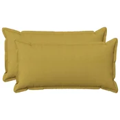 Vidaxl Dekorativna blazina 2 kos HOUTEN Svetlo zelena 30 x 50 cm