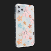 Ovitek Fashion flower type 4 za Apple iPhone 11 Pro Max, Teracell, roza