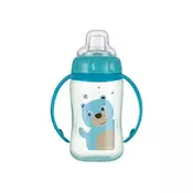 CANPOL BABY FLASICA/SOLJA SA KLJUNOM I RUCKAMA 56/512 HAPPY ANIMALS - TRAINING 320ML - BEAR