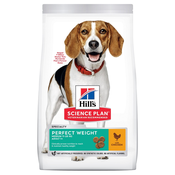HILLS SCIENCE PLAN Perfect Komletna suva hrana za odrasle i gojazne pse srednjih rasa, Sa Piletinom, 2 kg